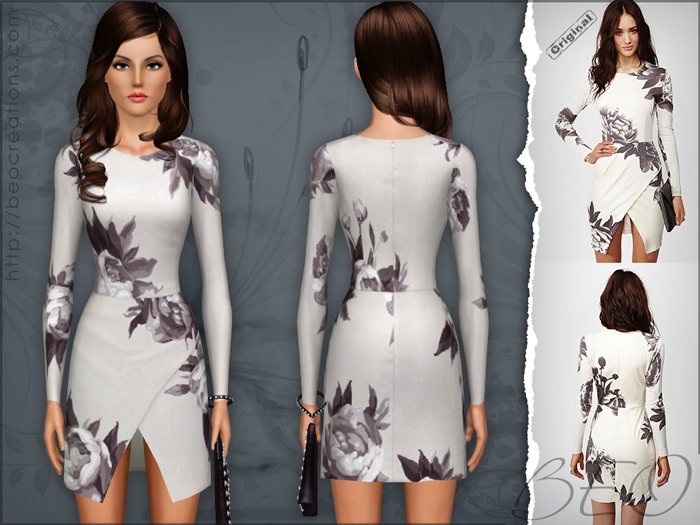 nasty gal dress for Sims 3 by BEO (1)